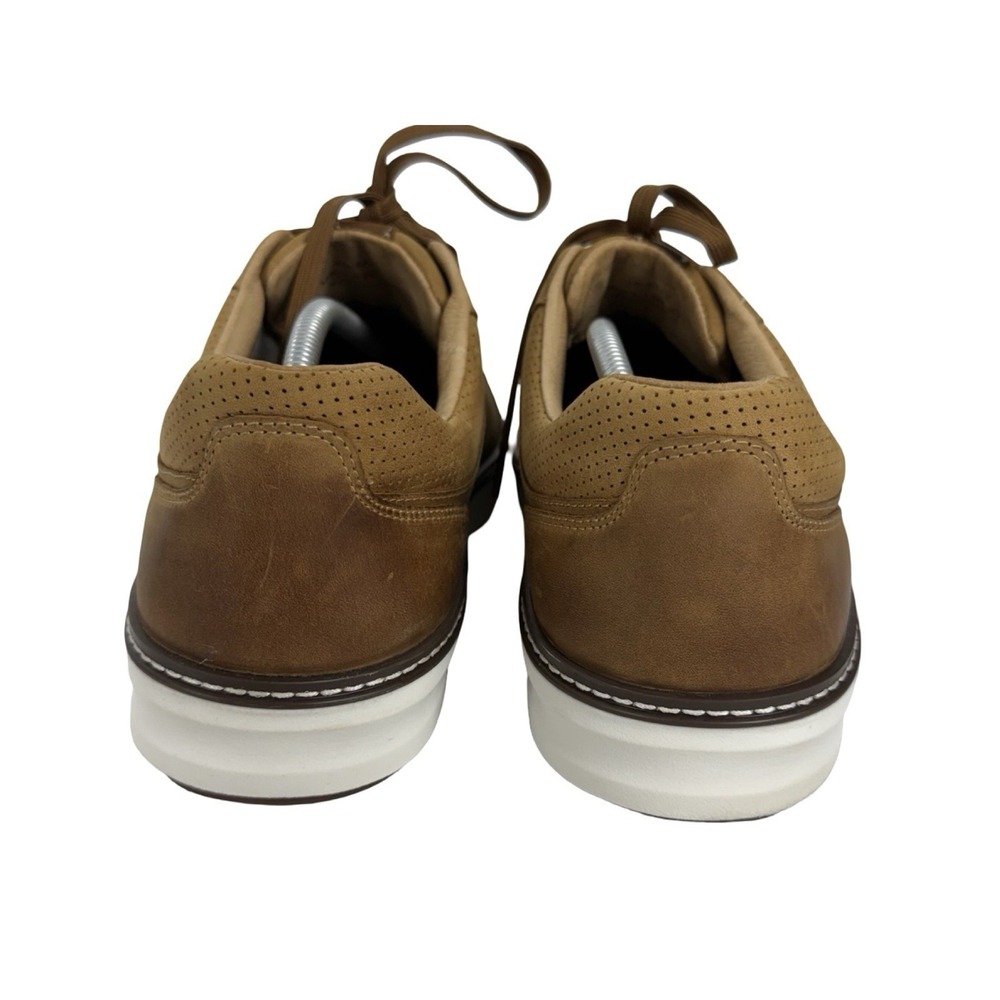 Johnston & Murphy Mens US 12 Shoes McGuffey Lug Lace To Toe Sneakers Distressed - Picture 6 of 16
